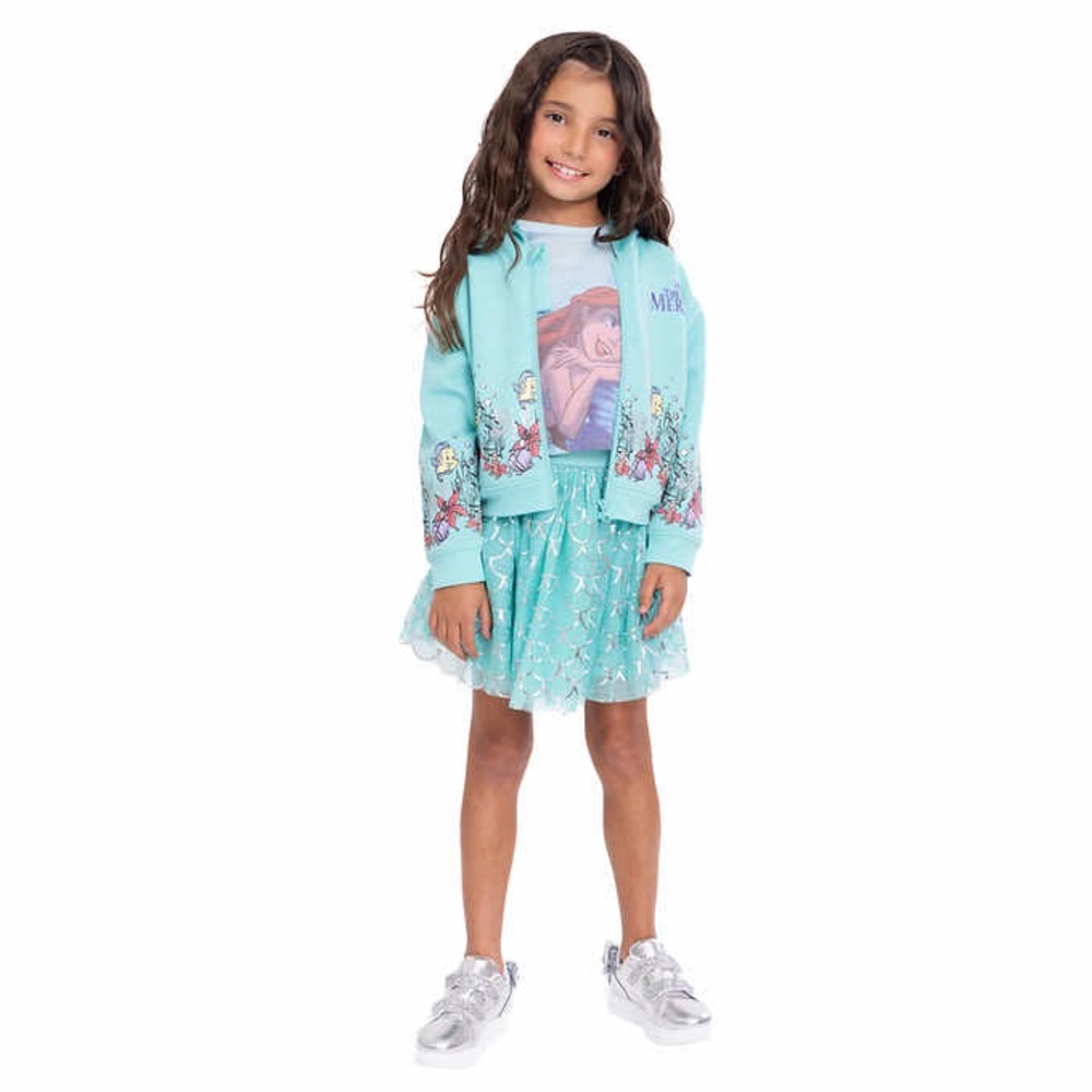 Little Mermaid themed Kids' 3-piece Set with Tutu